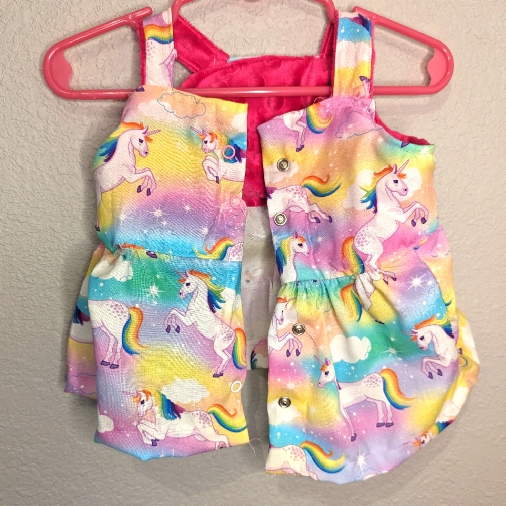 Handmade 6-9months baby girl minky top